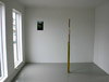 Sólveig Aðalsteinsdóttir, installation view: A house, 2005, windowblinds on a pole photograph, Gallery Sudsudvest, Keflavík