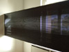 Douglas Allsop, Blind Screen, 2009, video tape, aluminium profiles, height 99.25 cm, width variable