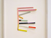 Henrik Eiben, miles (in a silent way), 2011, watercolour, nail polish / wood, 41 x 31 cm