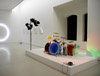 Levent Kunt, installation view: Leuchtring and Le Spectacle, 2010, Kunsthalle Mainz