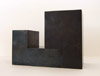 Carles Valverde, untitled, 2001, patinated steel, Ed. 2/6, 12 x 12 x 8 cm, 2 parts