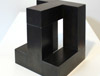 Carles Valverde, untitled, 2003, patinated steel, Ed. 3/6, 9 x 9 x 9 cm, 2 parts