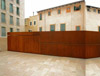 Carles Valverde, 2003, oxidized sheet steel, Palma de Mallorca